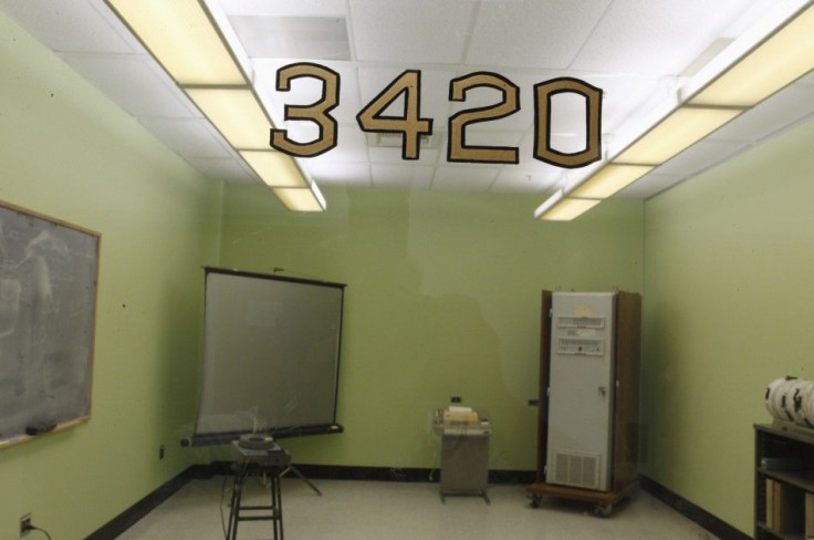 UCLA's Interface Message Processor (IMP) is pictured in the birthplace of the Internet, at 3420 Boelter Hall, the original location of the first ARPANET node