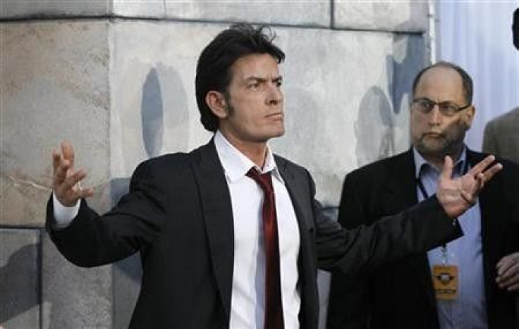 Actor Charlie Sheen arrives for the taping of the television show &#039;&#039;The Comedy Central&#039;s Roast of Charlie Sheen&#039;&#039; at Sony studios in Culver City, California