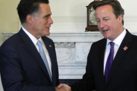 Mitt Romney and David Cameron