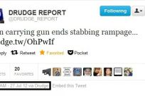 Drudge Report Exposed: Front Page Linked To Old Stabbing Story From Salt Lake City