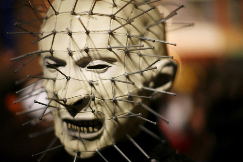 A participant dressed as Pinhead from the film quotHellraiserquot takes part in the annual Greenwich Village Halloween Parade in New York