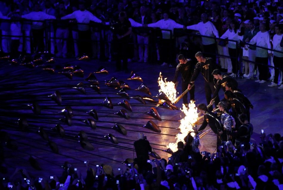 Who Lit London 2012 Olympic Cauldron WHo Selected ThemPhotos
