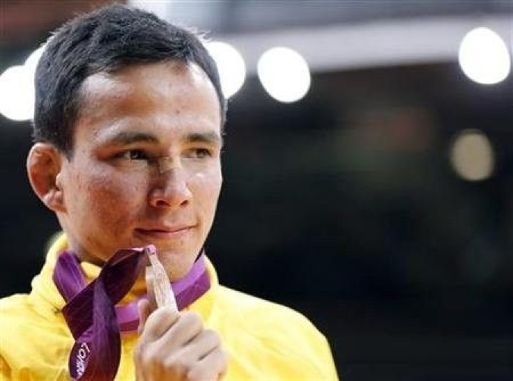 Brazilian judoka Felipe Kitadai broke the Olympic bronze medal he earned on Saturday while taking it into the shower, his team spokesperson said Monday.