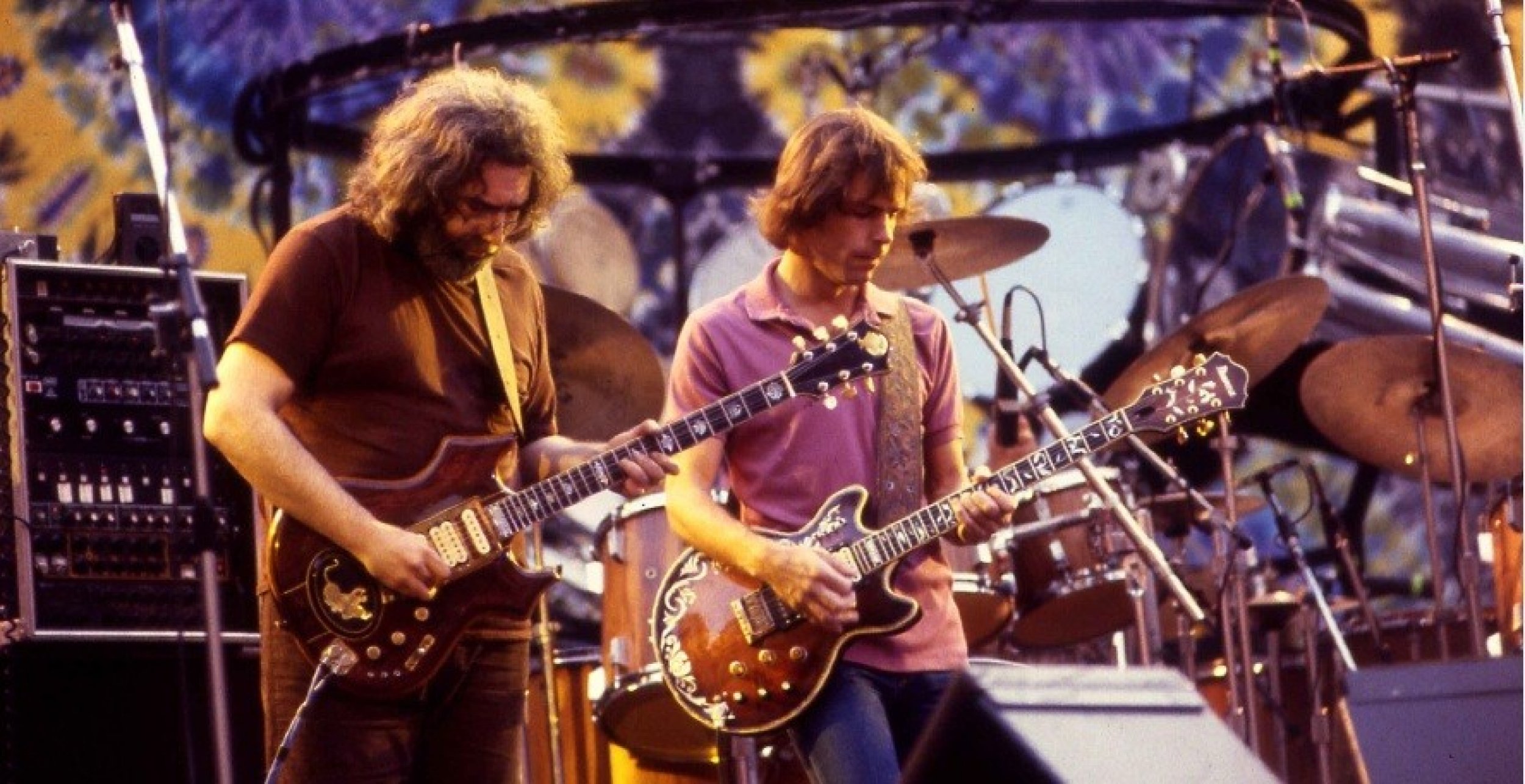 Jerry Garcia and Bob Weir of The Grateful Dead
