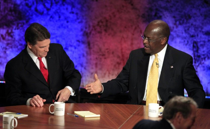 Rick Perry and Herman Cain