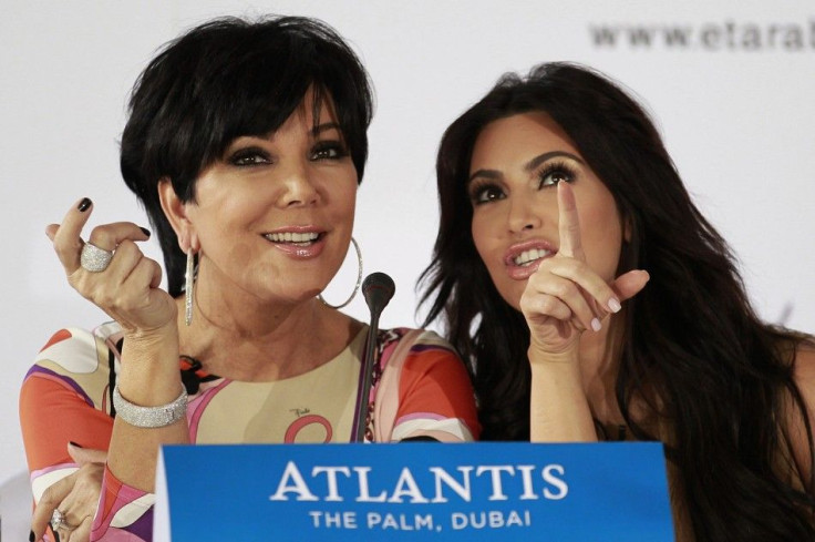 Kris Jenner with daughter, Kim Kardashian