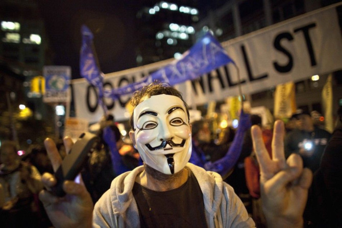 ‘Occupy Wall Street’ Protestors Don Halloween Costumes
