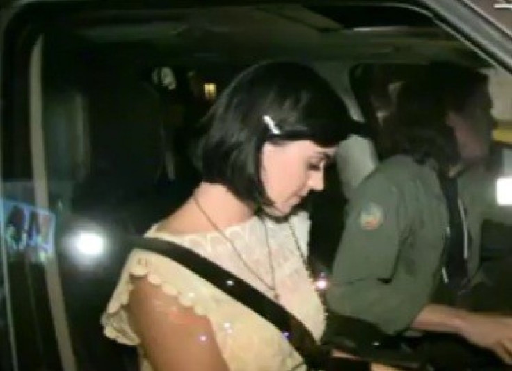 Katy Perry and John Mayer leaving Hollywood&#039;s Chateau Marmont