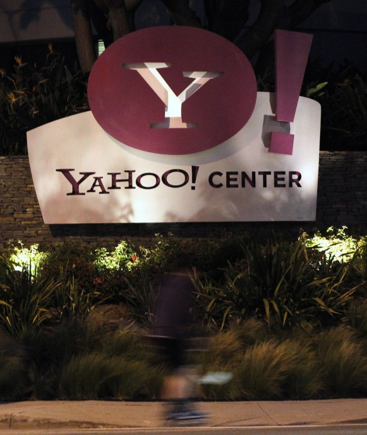 The Yahoo! offices are pictured in Santa Monica