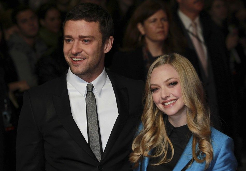 Justin Timberlake  Amanda Seyfried In Time premiere 