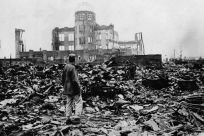 The aftermath of the bombing of Hiroshima