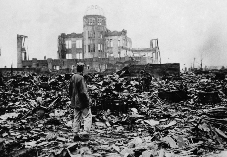 The aftermath of the bombing of Hiroshima