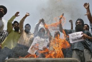 Sikhs In India Protest Against Wisconsin Sikh Temple Shooting (Photos)