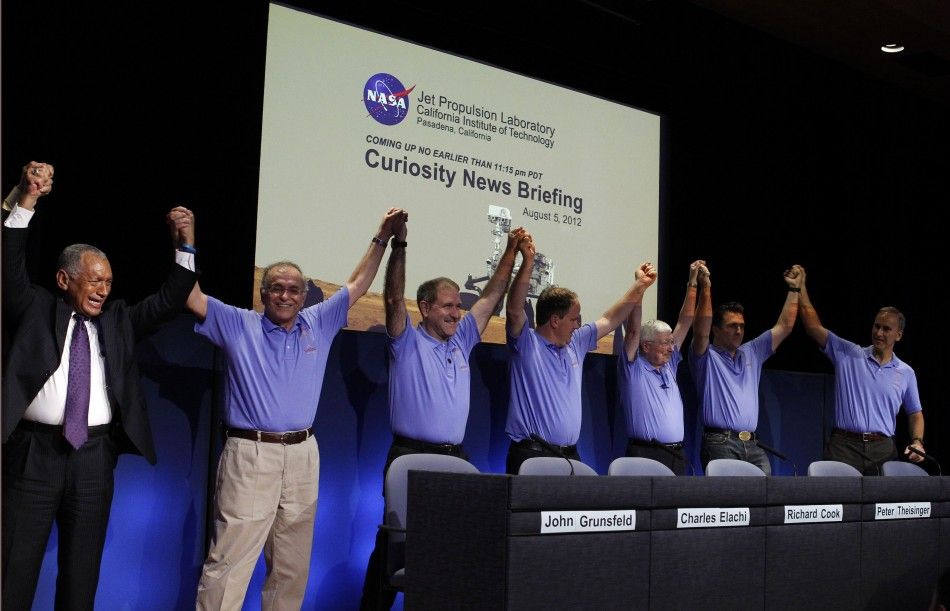 NASA Lands Mars Rover Curiosity