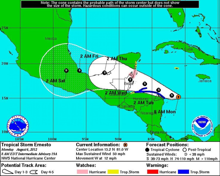 Tropical Storm Ernesto