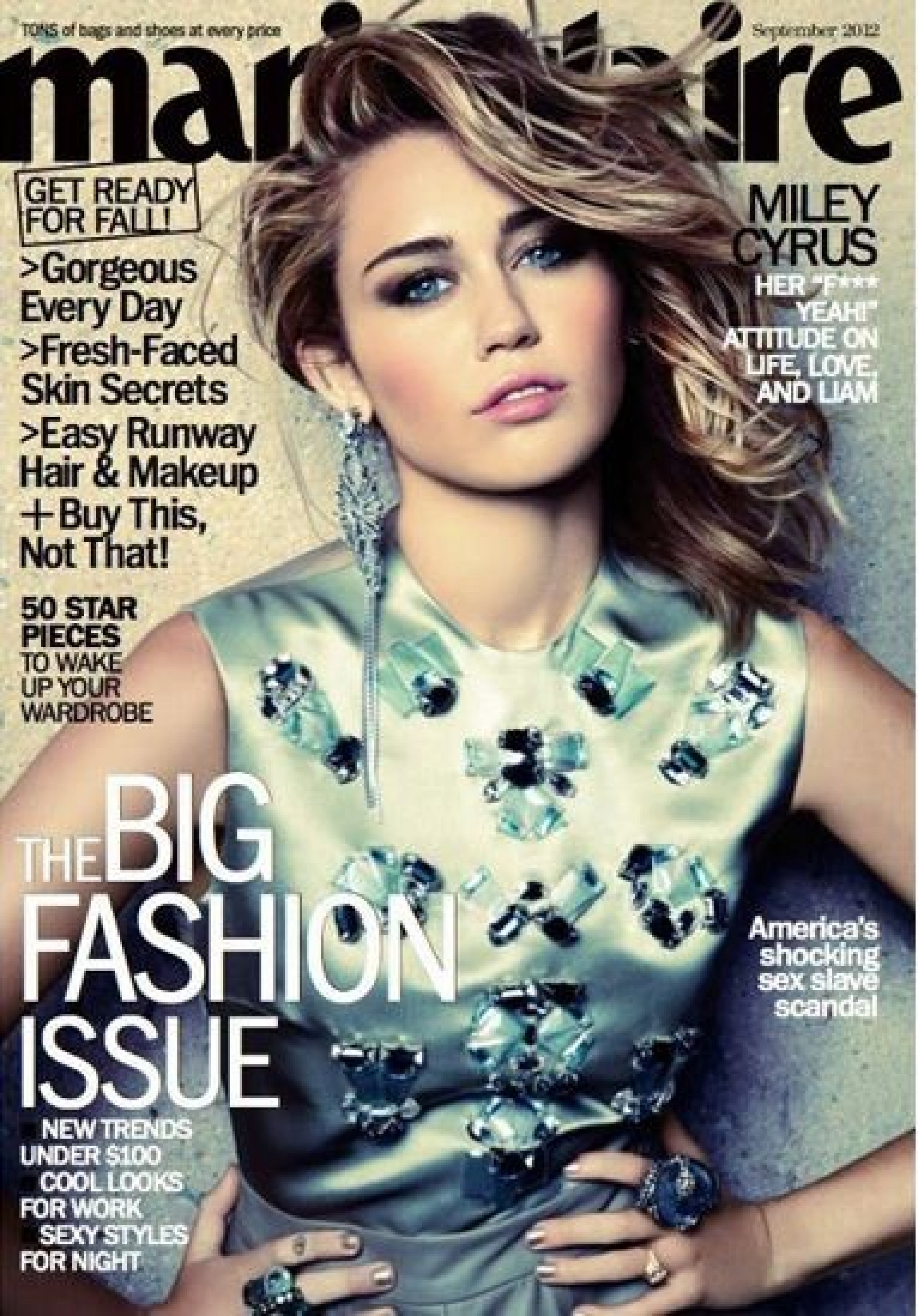 Miley Cyrus Graces Cover Of Marie Claire's September Issue | IBTimes