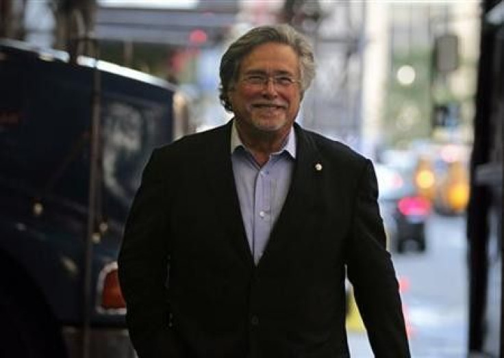 Miami Heat owner Micky Arison arrives for the NBA labor negotiations in New York