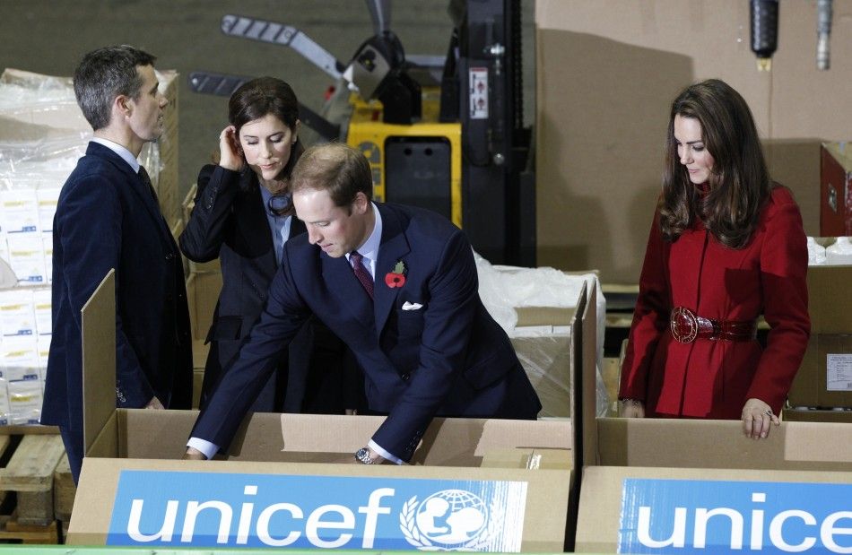 Kate Middletons Glamorous Looks in Radiant Red During UNICEF Meeting.
