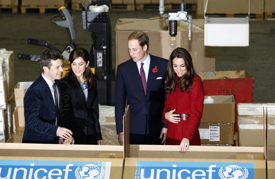 Kate Middletons Glamorous Looks in Radiant Red During UNICEF Meeting.