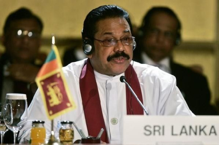 Sri Lankan President Mahinda Rajapaksa