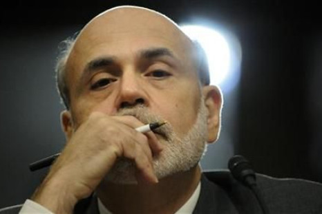 Bernanke gives testimony at a Joint Economic Committee hearing on the economic outlook, on Capitol Hill in Washington