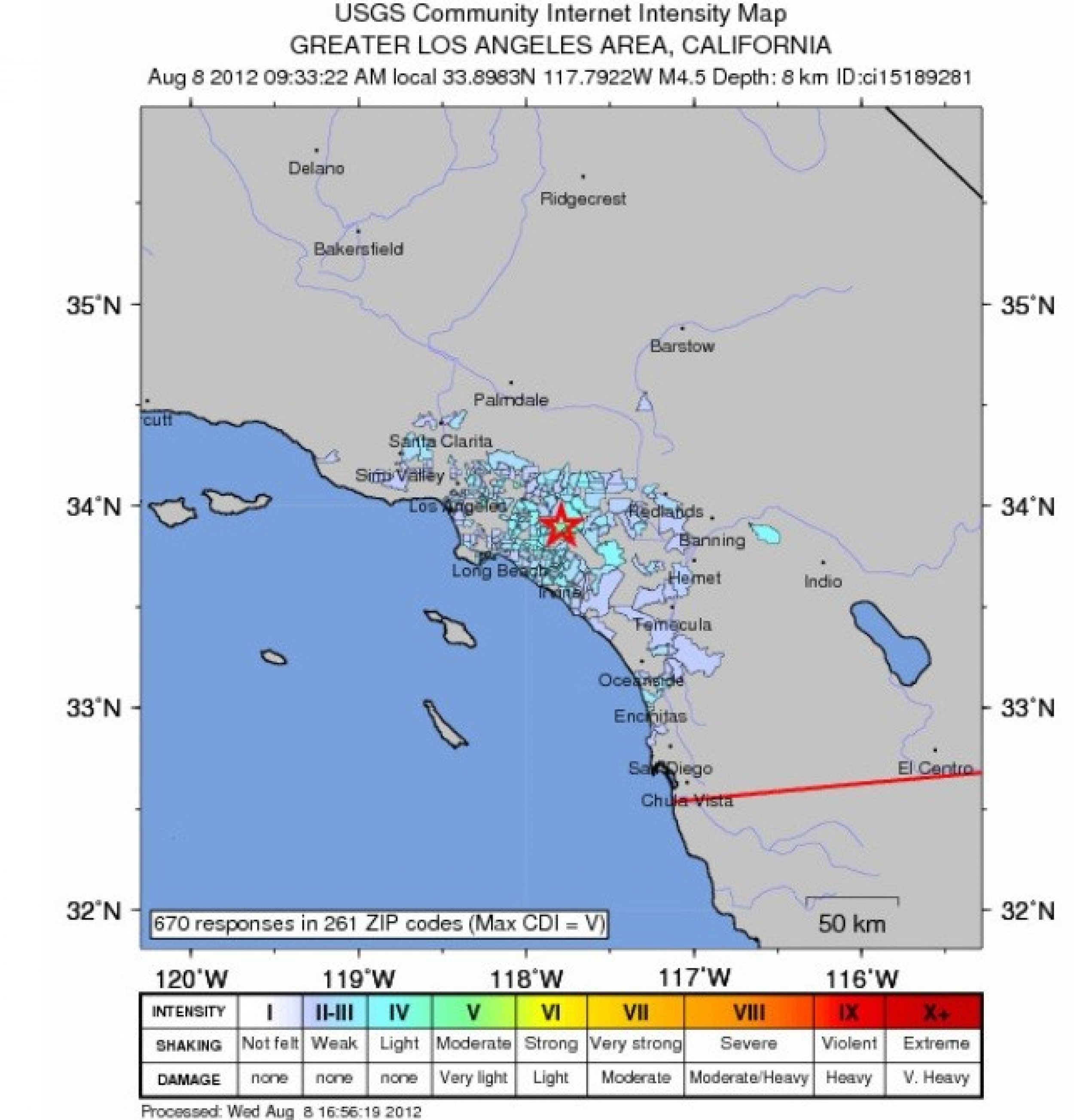 Recent Southern California Earthquakes Cause Multiple Aftershocks Near ...