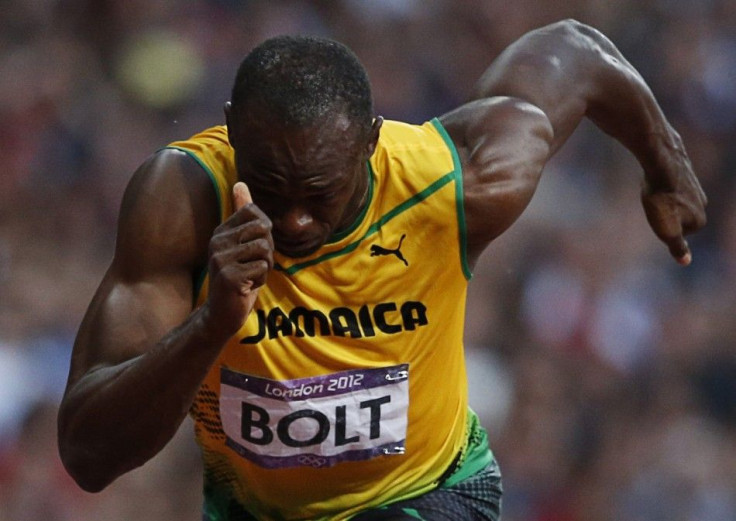 Jamaica's Usain Bolt at the London 2012 Olympic Games