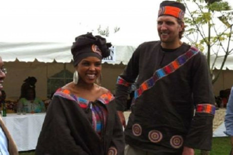 The couple reportedly got married traditional Kikuyu clothing