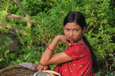 Young Nepali woman