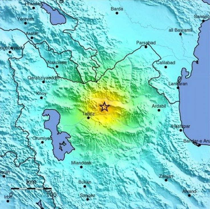 Iran Earthquake Epicenter