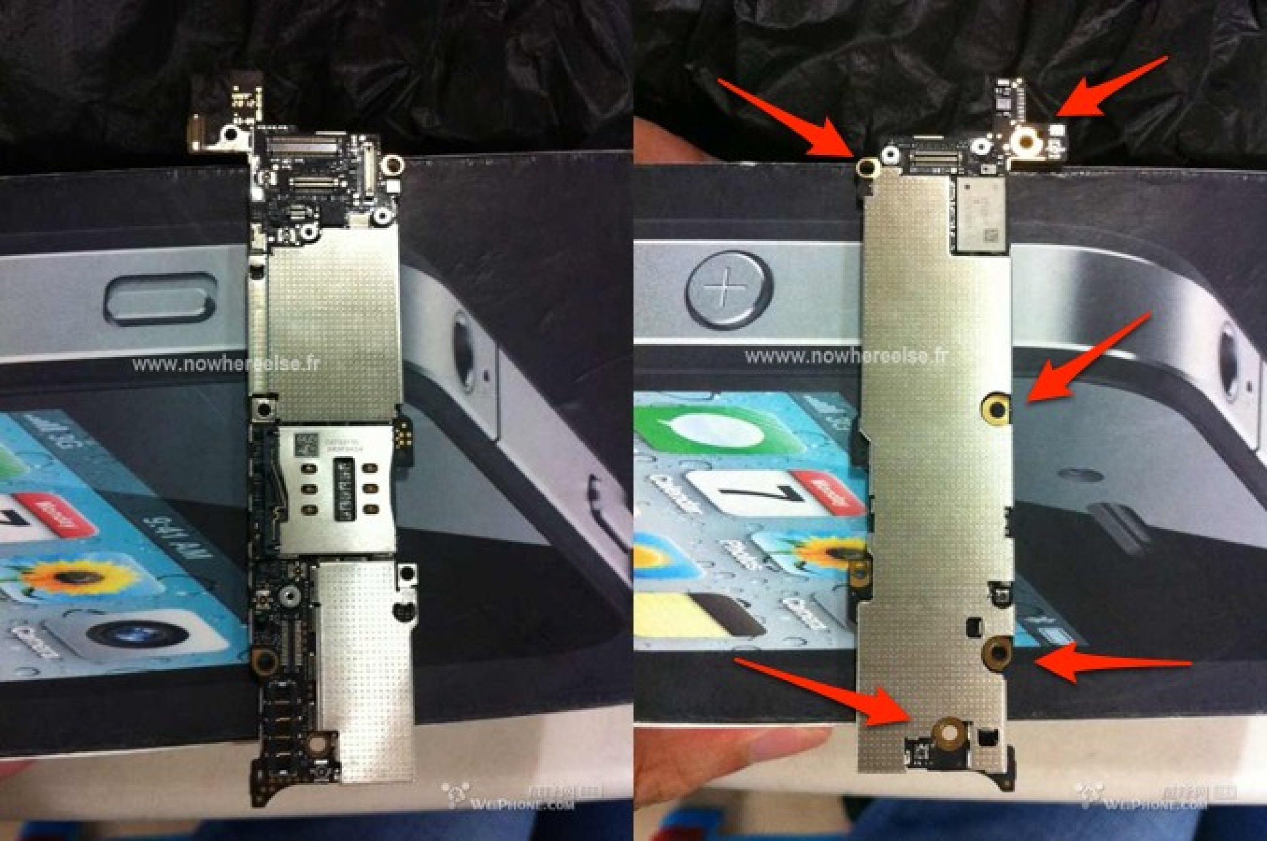 Apple iPhone 5 Features Leaked Logic Board Perfectly Fits Previous Specs Rumors, Components PICTURES