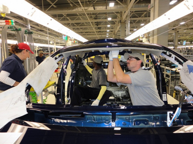 Toyota workers assemble the 2012 Corolla at the Blue Springs, Miss., plant, which began hiring 2,000 employees in 2011.