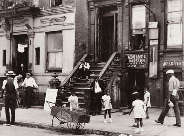 quotHarlem Scene 133rd Street Between Lenox and Fifth Avenuesquot 1930s