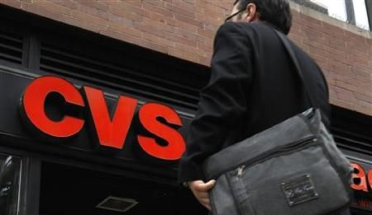 A man walks outside CVS pharmacy in New York City