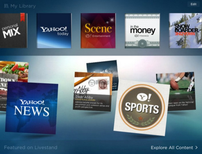 Yahoo Livestand