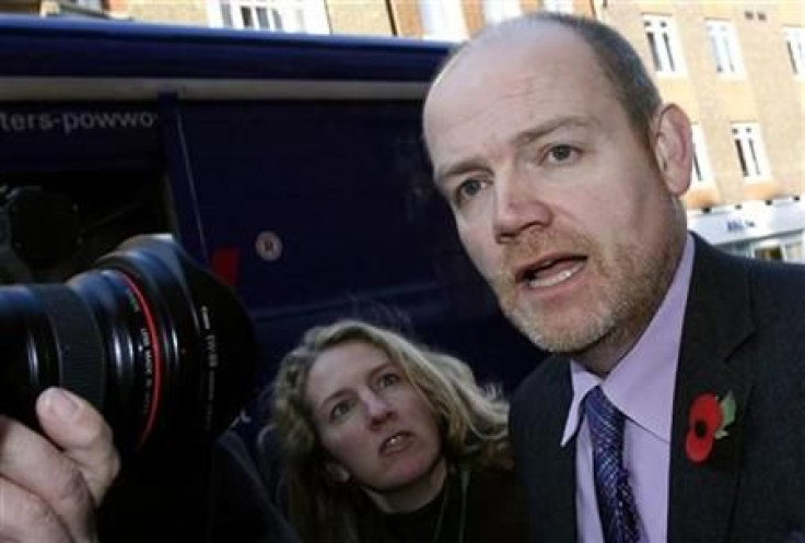 British Broadcasting Corporation (BBC) Director General Mark Thompson arrives for a meeting at BBC Trust building in central London