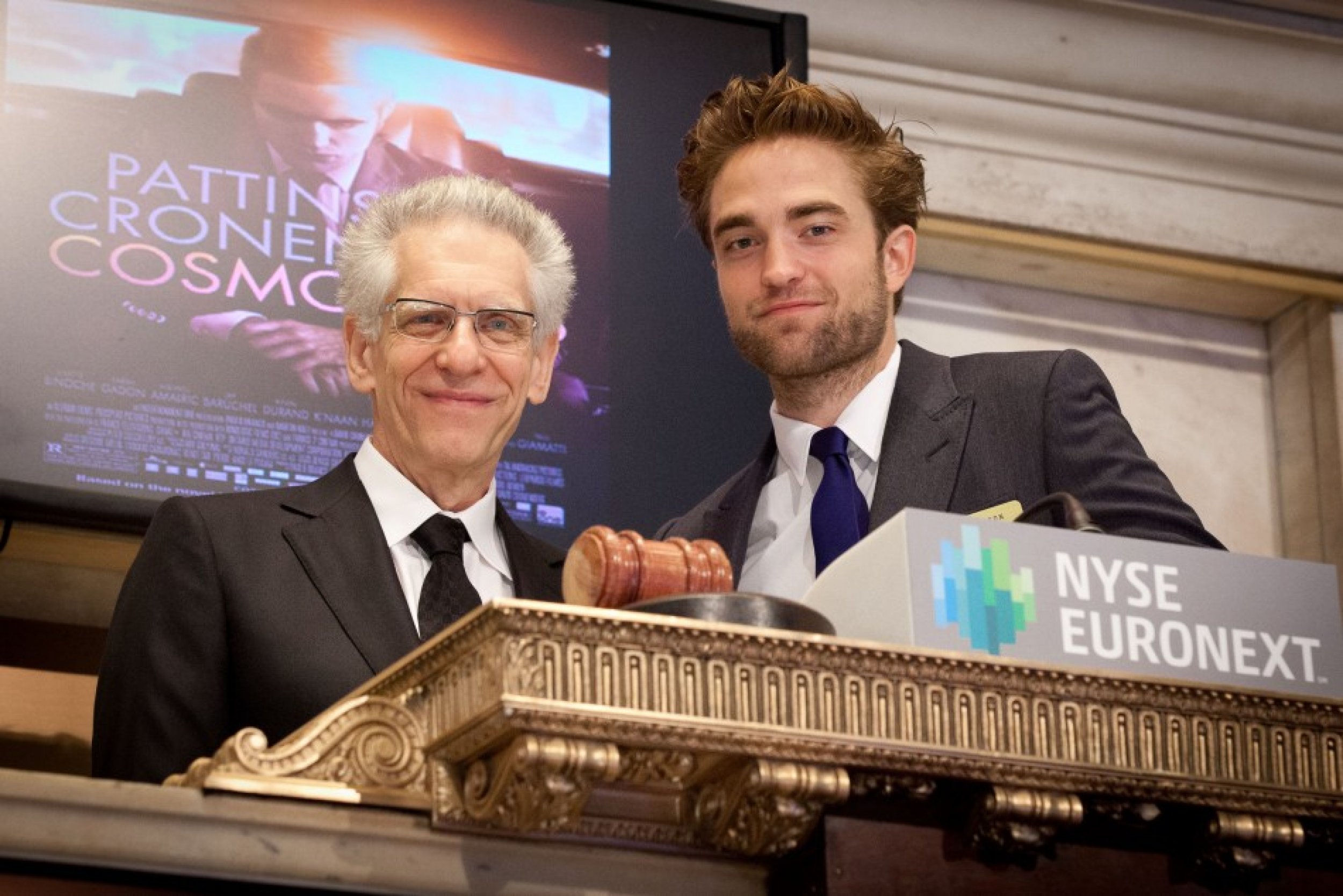 Robert Pattinson and David Cronenberg