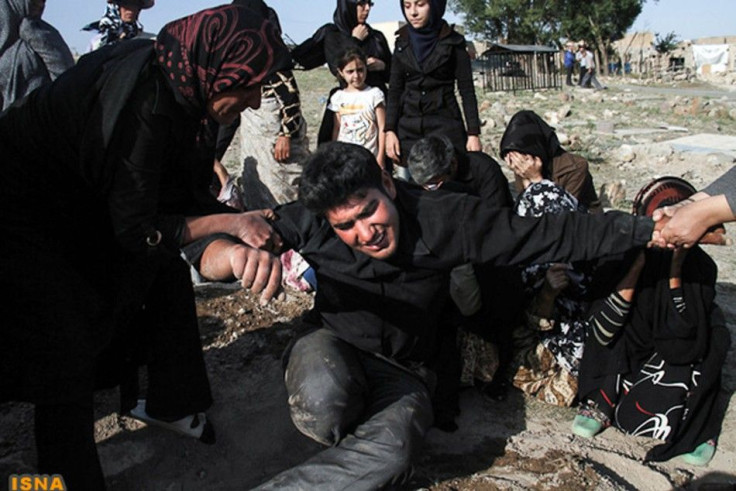 Iran earthquake victims