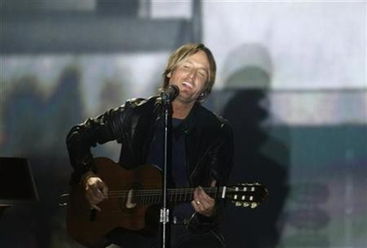 Singer Keith Urban performs ''Without You'' at the 46th annual Academy of Country Music Awards in Las Vegas