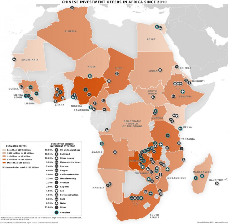 Chinese Investments in Africa Since 2010