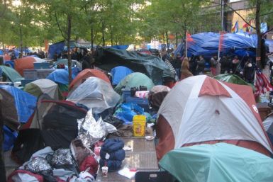 Tent city in Zuccotti Park