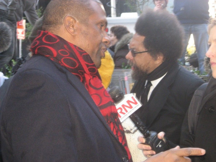 Tavis Smiley and Cornel West at OWS