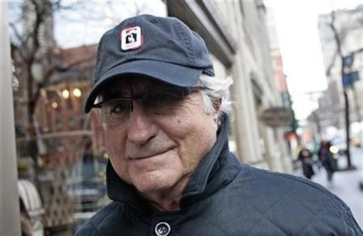 Bernard Madoff walks back to his apartment in New York