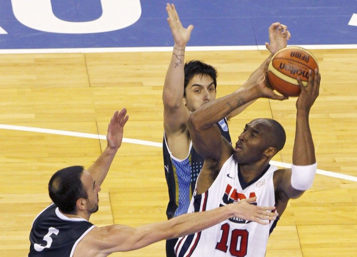 Kobe Bryant recently won a gold medal with the U.S. at the 2012 Olympics.