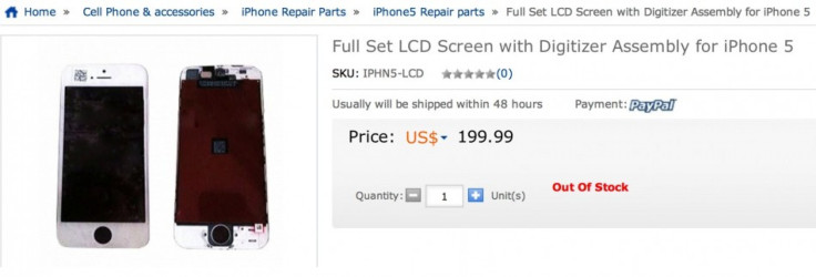 Apple iPhone 5 Already On Sale? Complete Set Of Components Sells For $199 In China [PICTURES]