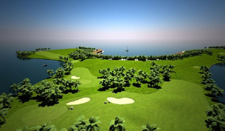 Maldives Floating Golf Course