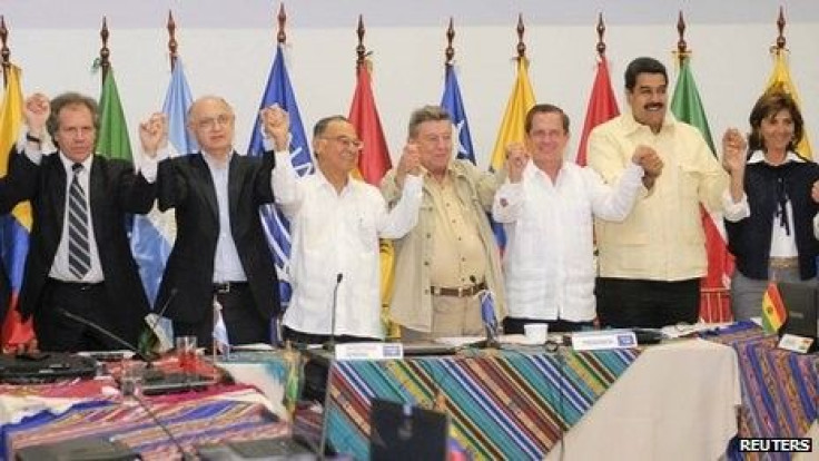 South American leaders at Unasur