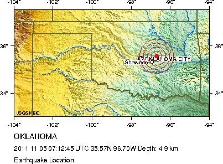 Oklahoma Earthquake Today