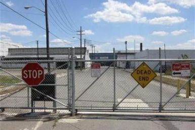 A warehouse contracted out by Goldman Sachs warehouse subsidiary Metro International Trade Services to hold metals is seen in Detroit in this photo taken July 12, 2011.