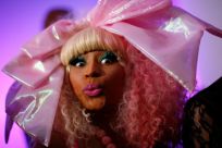 Nicki Minaj in one of her colorful costumes